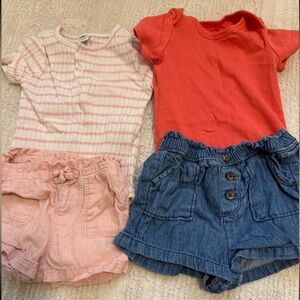 6-12 month summer outfit bundle